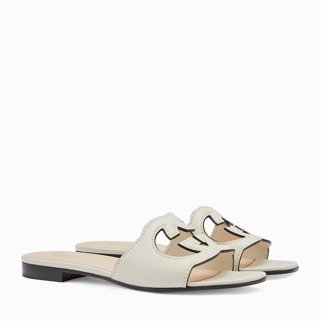 Women's slide sandal with Interlocking G