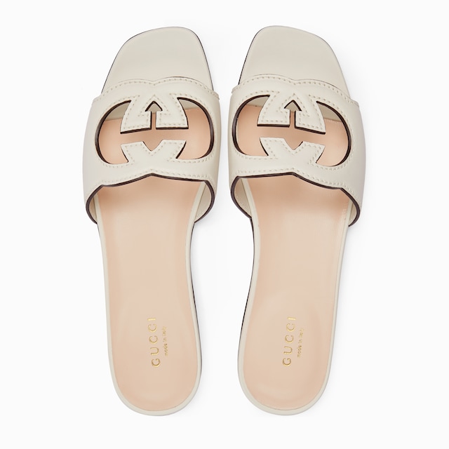Women's slide sandal with Interlocking G