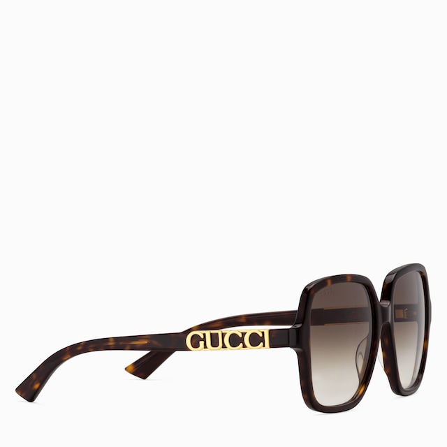 Rectangular frame sunglasses