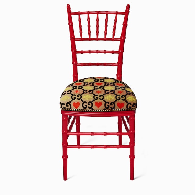 Chiavari Stuhl mit GG Jacquard