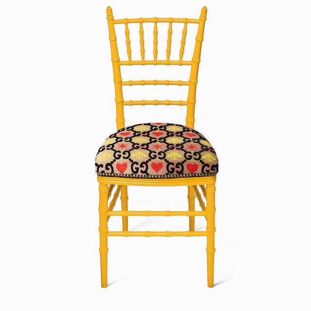 Chiavari Stuhl mit GG Jacquard