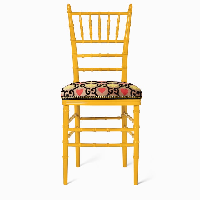 Chiavari Stuhl mit GG Jacquard