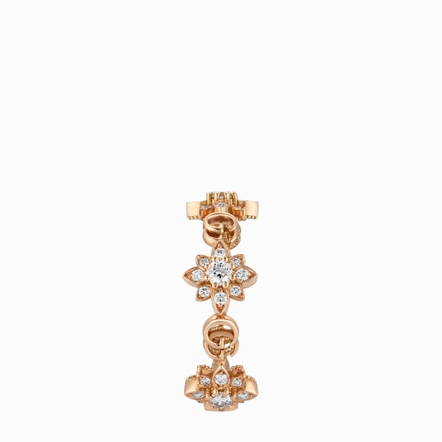 Flora 18k diamond ring