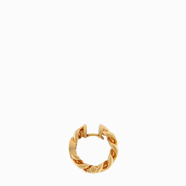 〔グッチ インターロッキング〕フープピアス