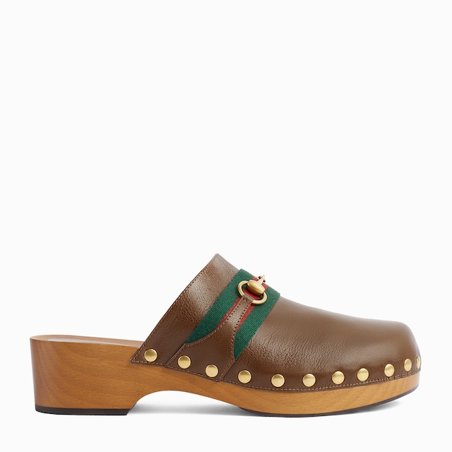 Men's leather slipper with Horsebit