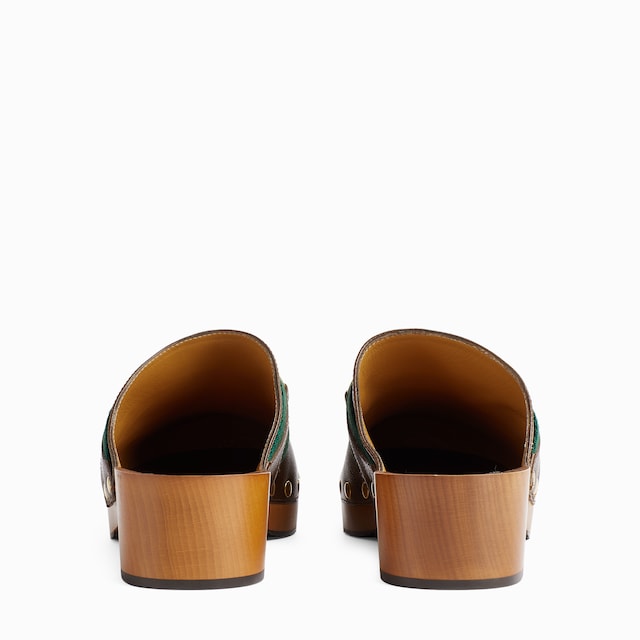 Men's leather slipper with Horsebit