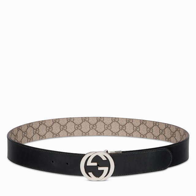 Reversible belt with Interlocking G buckle