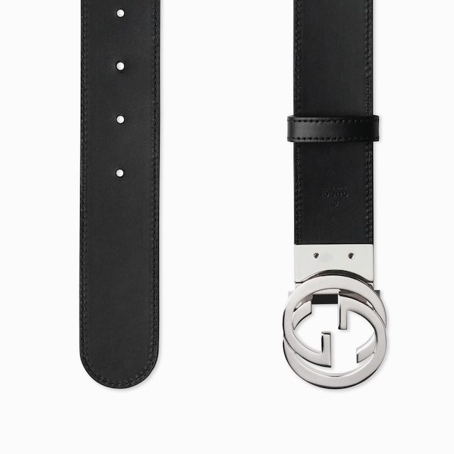 Reversible belt with Interlocking G buckle