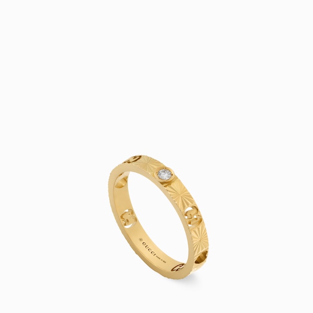 Icon 18k diamond heart ring