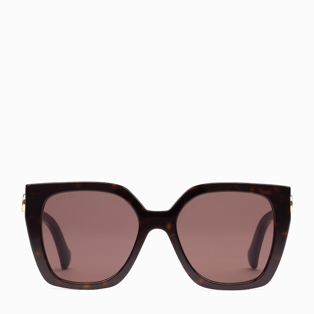 Square frame sunglasses in black | GUCCI® US
