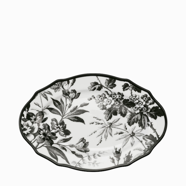 Häppchenplatte mit Herbarium-Motiv
