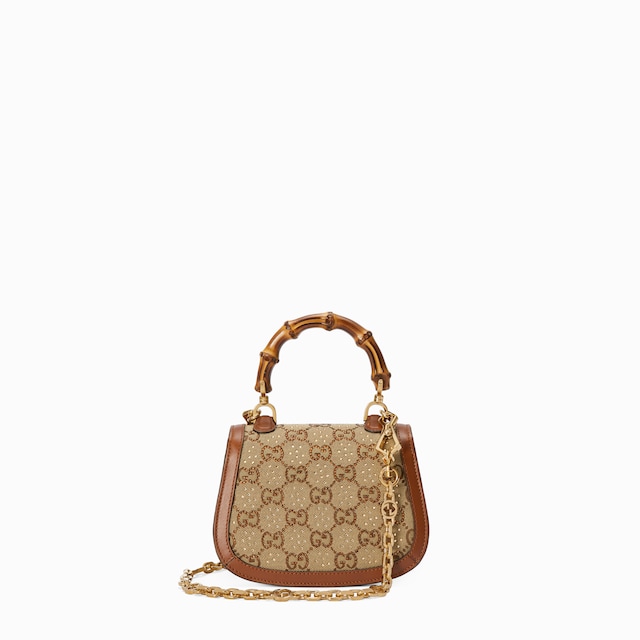 Gucci Bamboo 1947 crystals mini bag