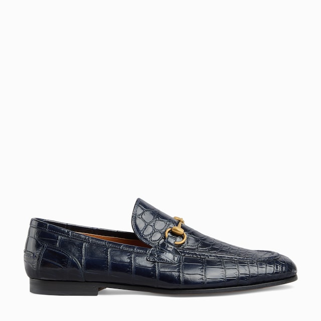 Men's Gucci Jordaan crocodile loafer
