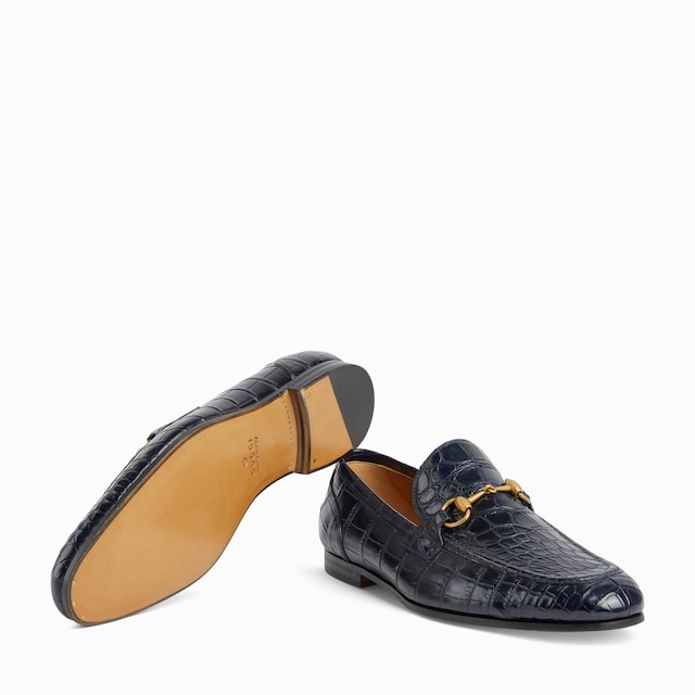 Men's Gucci Jordaan crocodile loafer