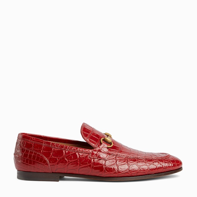 Men's Gucci Jordaan crocodile loafer