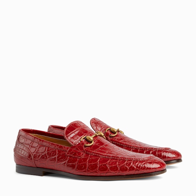 Men's Gucci Jordaan crocodile loafer