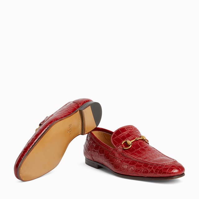 Men's Gucci Jordaan crocodile loafer