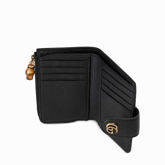 Medium Double G wallet with bamboo