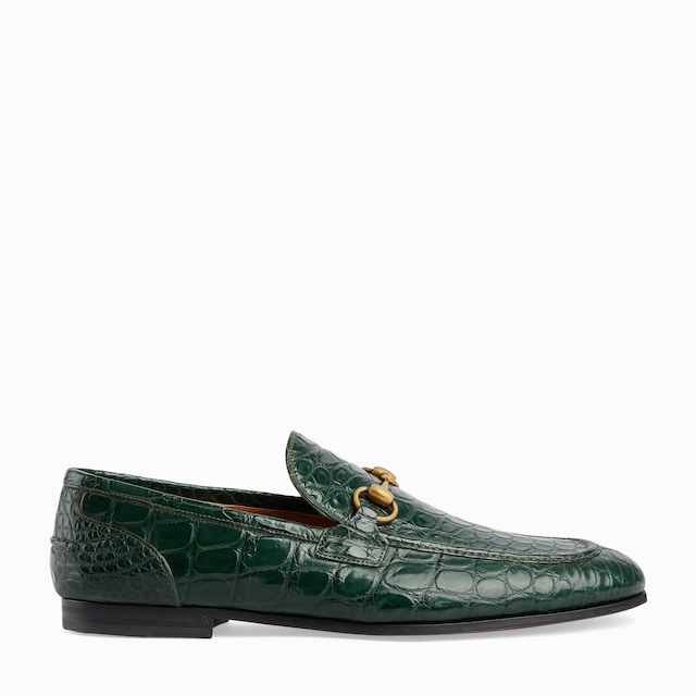 Men's Gucci Jordaan crocodile loafer