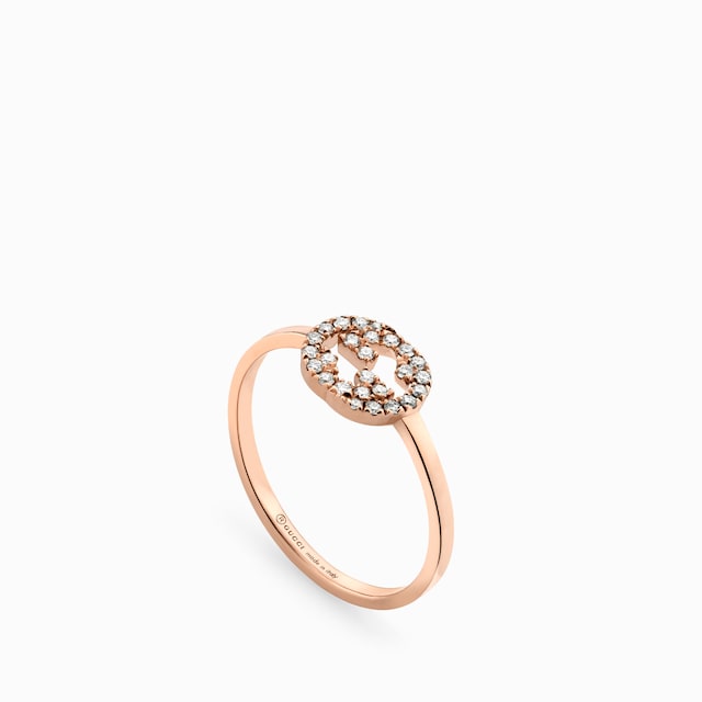 Gucci Interlocking diamond ring