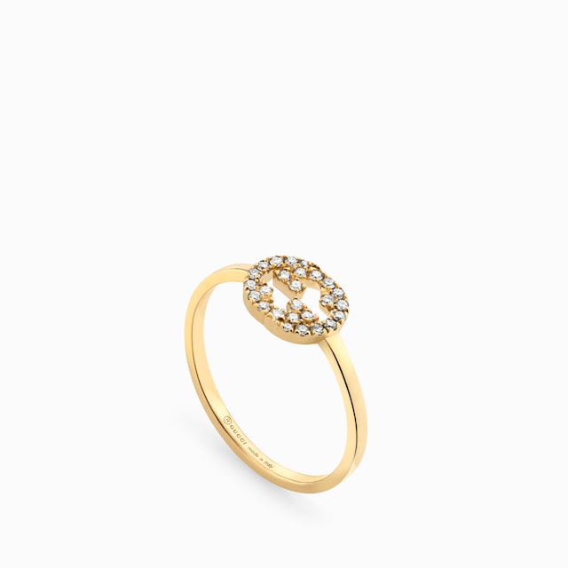 Gucci Interlocking diamond ring
