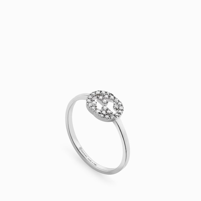 Gucci Interlocking diamond ring
