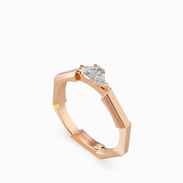 Gucci Link to Love 18k diamond ring