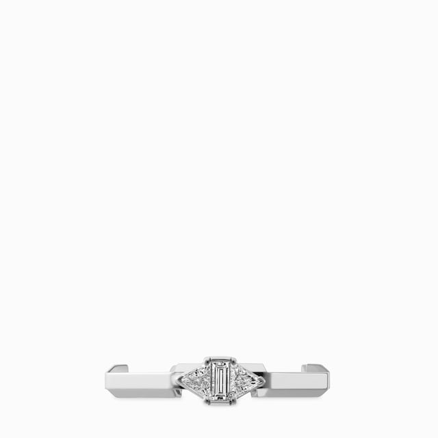 Gucci Link to Love baguette diamond ring
