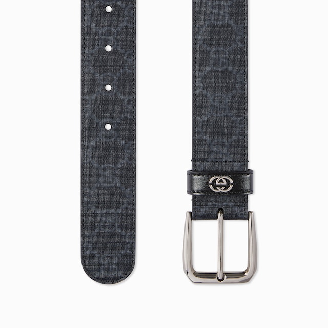 Belt with Interlocking G detail