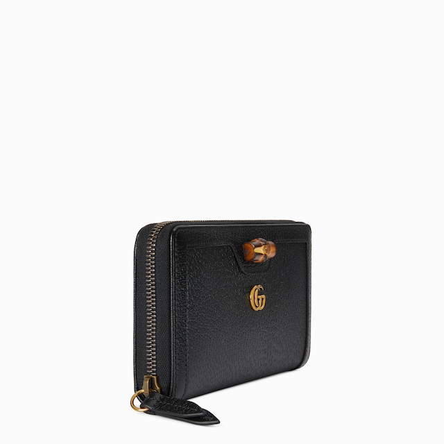 Gucci Diana竹节长款钱包