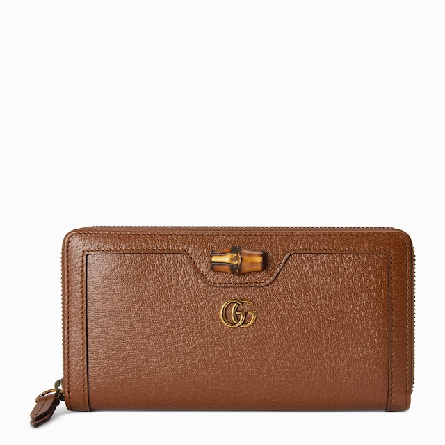 Gucci Diana竹节长款钱包