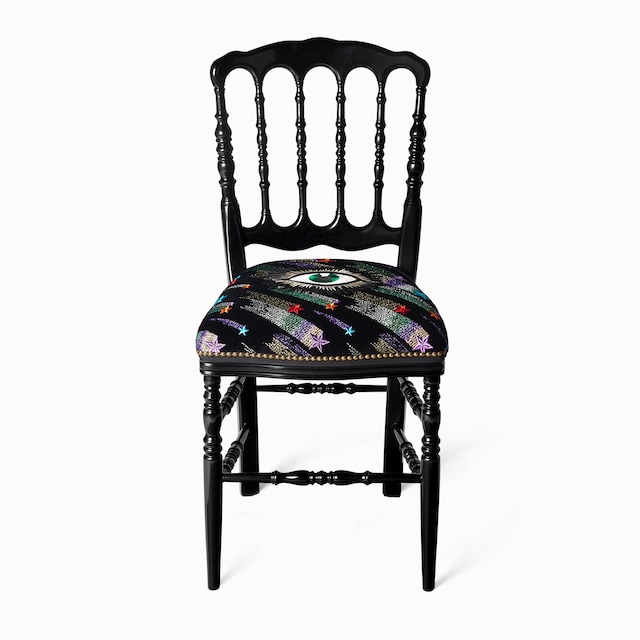 ▼GUCCI シルク　スカーフ　椅子　総柄　チェア　グッチ GUCCI 【中古】GUCCI 大判 スカーフ 椅子柄 イス ネイビー系