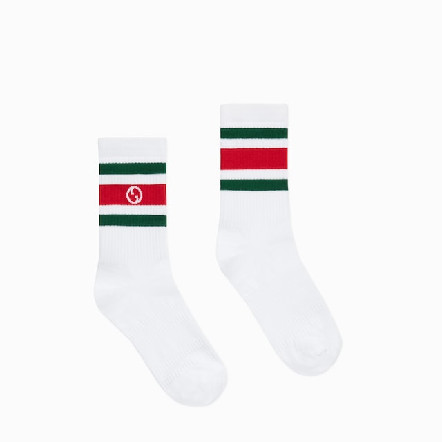 Round Interlocking G cotton socks