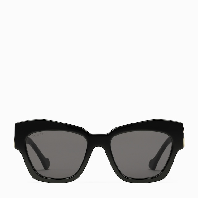 Cat-eye frame sunglasses in tortoiseshell acetate | GUCCI® UK