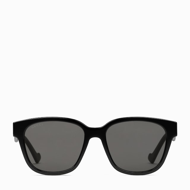 GUCCI スクエア サングラス（低めのノーズブリッジ フィット） スクエア サングラス（アジアン フィット）ブラック | GUCCI公式