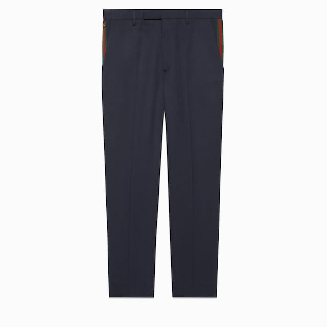 Cotton ankle pant with Web