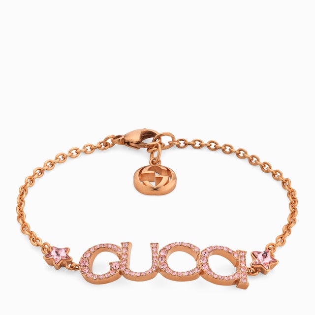 Gucci Script crystal bracelet
