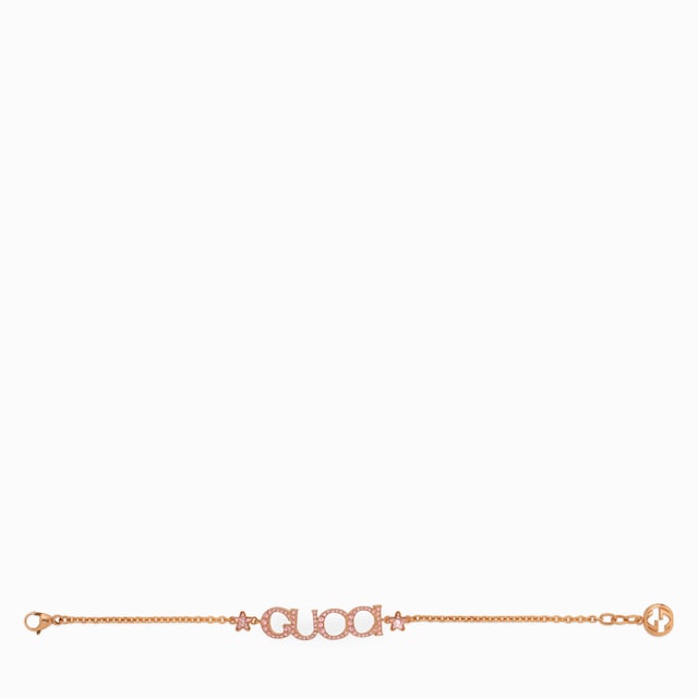 Gucci Script crystal bracelet
