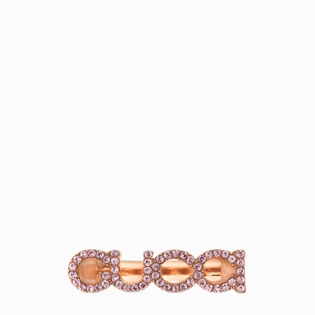  'GUCCI' letter ring

