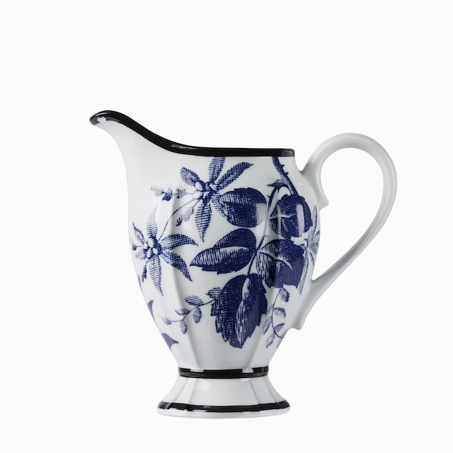 Milchkännchen mit Herbarium-Motiv