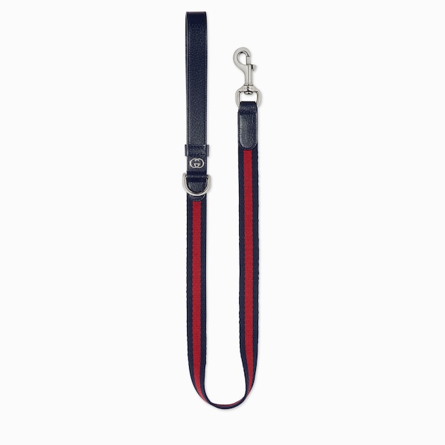 GUCCI グッチ ペット紐 リード GGチャーム 120cm レザー 新品正規 グッチ ペットリード | GUCCI® JP