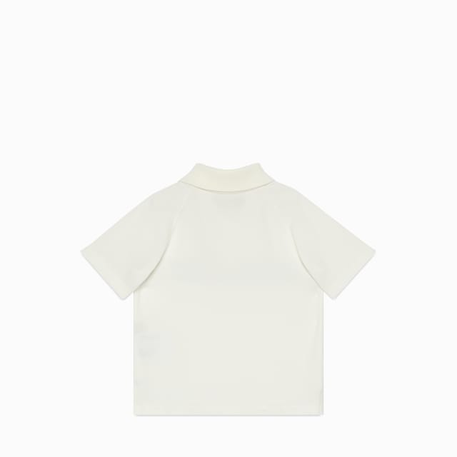 Baby cotton polo T-shirt with Web