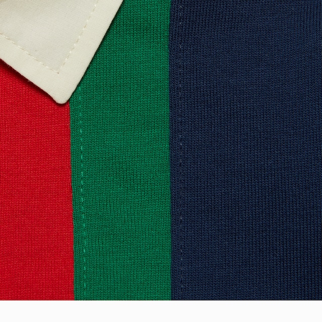 Baby Web cotton polo T-shirt