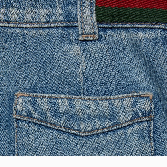 Children's denim bermuda