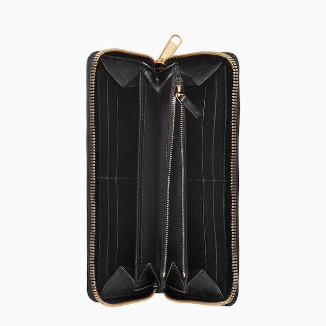 Zip around wallet with Gucci script