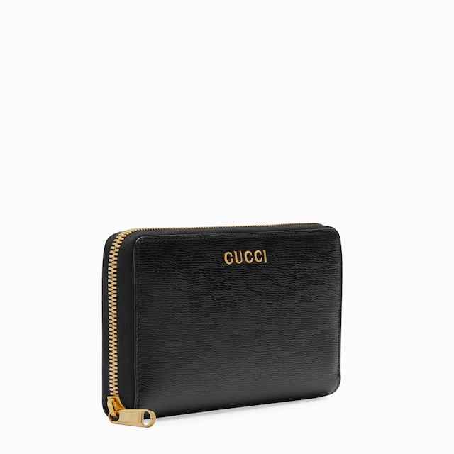 Zip around wallet with Gucci script