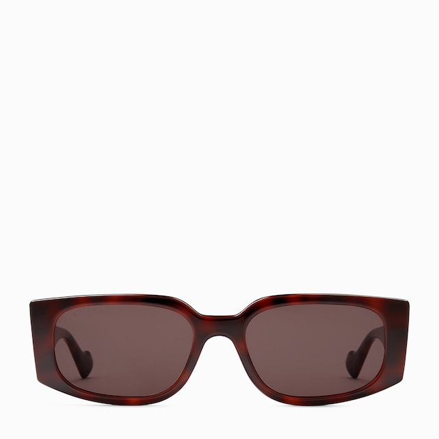 Rectangular-frame sunglases