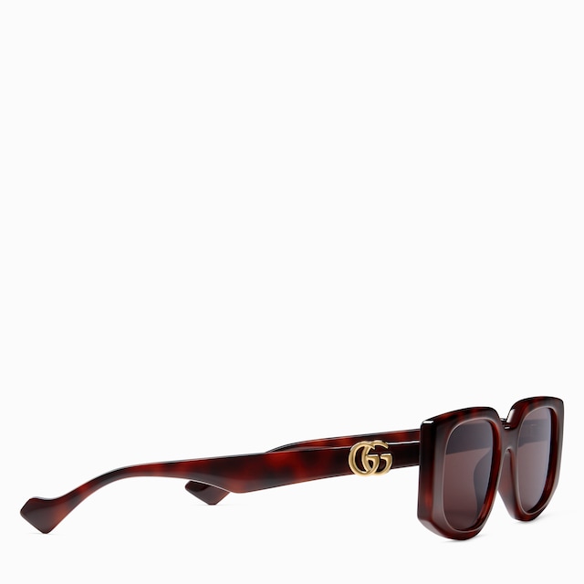 Rectangular-frame sunglases