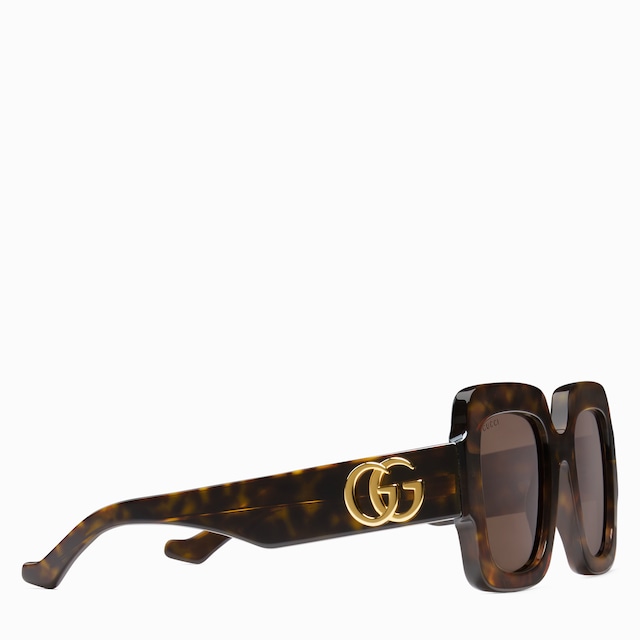 Lentes de sol con montura cuadrada y Doble G