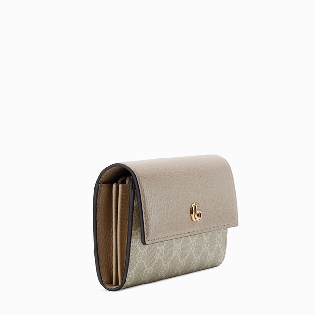 GG Marmont bi-colour continental wallet